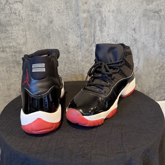 Jordan 11 Retro Playoffs Bred (2019) Men's Size 15 - Black and Red - Picture 1 of 4